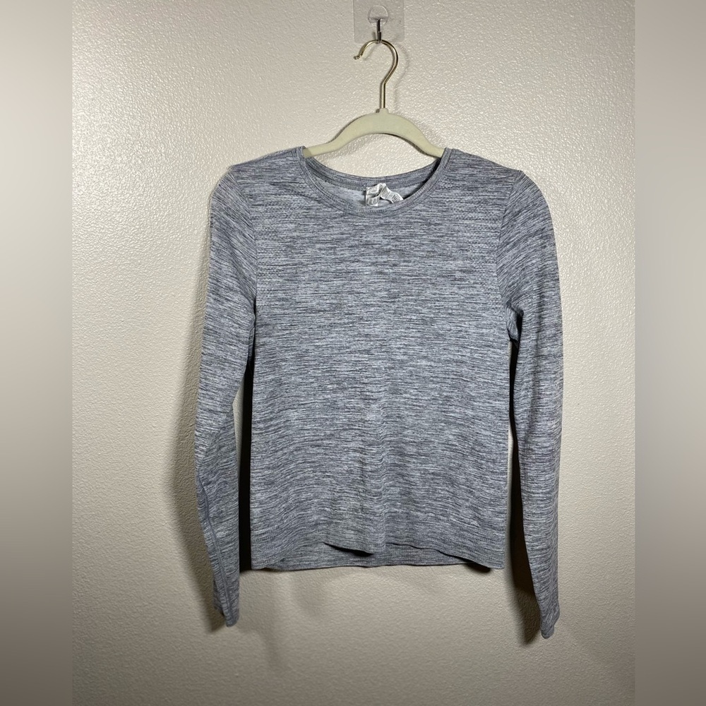 Athleta Seamlesss Long Sleeve Crew Neck Top Athletic Size Small E2
